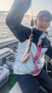 さくら丸で江戸前穴子がポツポツ釣れました。