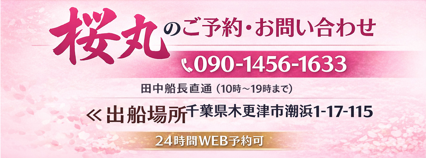 東京湾　遊漁船　木更津港　桜丸
